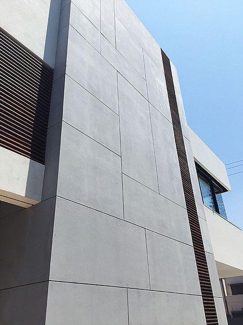 Stone Cladding Exterior, External Wall Cladding, Exterior Wall Panels, Front Wall Design, Exterior Wall Cladding, Stone Wall Design, Exterior Tiles, Cladding Design, Stone Wall Cladding