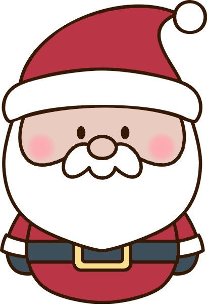 Santa Clipart Cute, Cute Santa Drawing, Easy Santa Drawing, Santa Claus Drawing Easy, Santa Drawing, Cute Christmas Clipart, Kids Lunch Box Notes, Santa Claus Drawing, Santa Cartoon