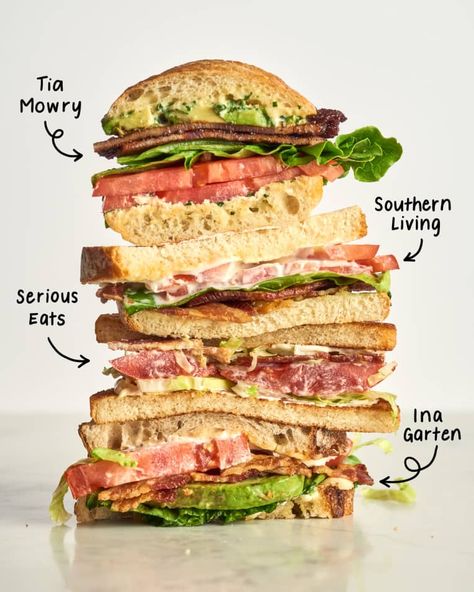 We Tried 4 Popular BLT Sandwich Recipes To Find The Best One | Kitchn Gourmet Blt, Best Blt Sandwich, Herb Mayo, Best Blt, Blt Sandwich Recipes, Blt Wraps, Blt Recipes, Avocado Blt, Club Sandwich Recipes