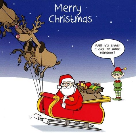 Funny Merry Christmas Pictures, Funny Merry Christmas Images, Christmas Card Messages Funny, Funny Merry Christmas Memes, Merry Christmas Card Messages, Cartoon Christmas Cards, Funny Christmas Images, Diet Jokes, Merry Christmas Meme