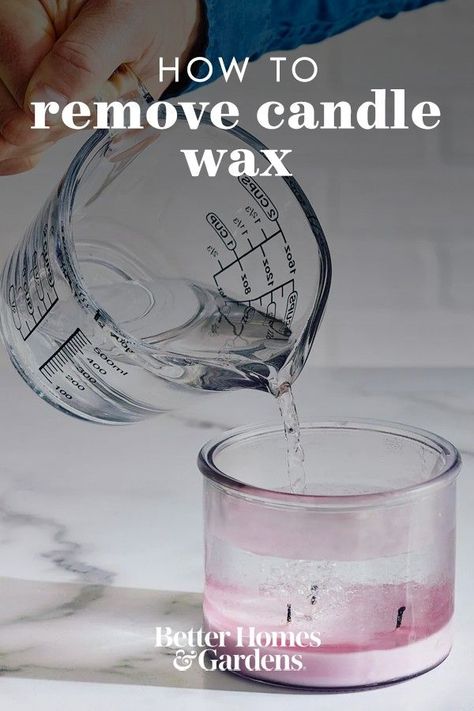 How To Take Wax Out Of Candle, No Wax Candle, Things To Do With Candle Jars, Candle Jar Decor, How To Reuse Candles, Reusing Candle Jars, Reuse Candle, Reuse Candles, How To Store Candles