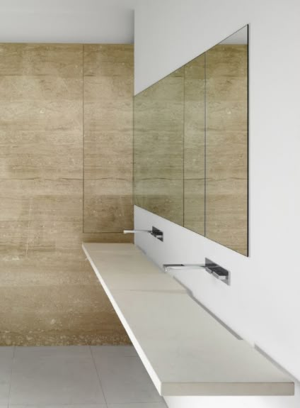 Stephenson ISA Studio | House 780 Marble Bathrooms, Modern Style Decor, Studio House, Trough Sink, Architecture Bathroom, Public Bathrooms, Italian Interior Design, Interior Minimalista, Room Minimalist