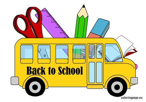 Back to School - School Bus | Coloring Page School Bus Coloring Page, Bus Coloring Page, School Bus Pictures, School Bus Clipart, Bus Clipart, Back To School Images, Crayon Monogram, Kindergarten Bulletin Boards, Bus Cartoon