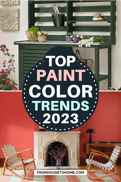 The Most Popular 2023 Paint Color Trends Vibrant Interior Paint Colors, Valspar Paint Colors 2023, Most Popular Interior Paint Colors 2023, Painting Ideas For Your Room, Top Paint Colors 2023, Painting Bedrooms, 2023 Paint Color Trends, Painting Ideas For Walls, Ideas For Your Room