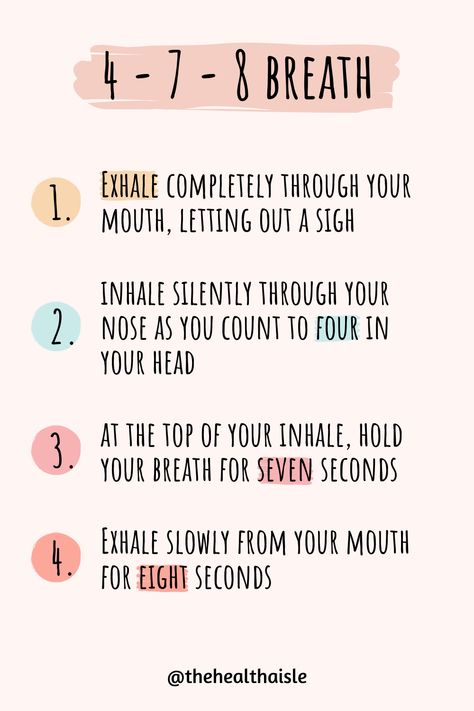 Breathing Exercises To Calm Down, How To Do Deep Breathing Exercises, Deep Breathing Techniques, Nasal Breathing Exercises, Quick Breathing Exercises, Sleep Breathing Exercises, 4 7 8 Breathing Sleep, Deep Breathing Exercises Calm Down, Mindfulness Breathing Exercises