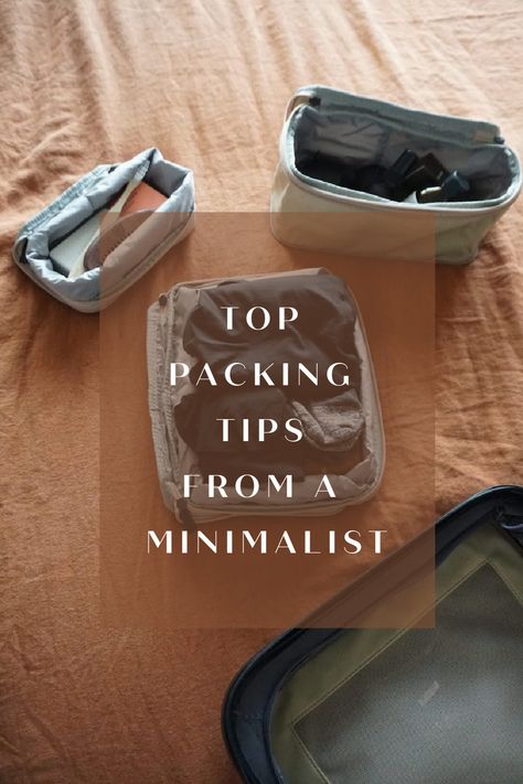 How To Pack Minimally Travel Tips, Minimalist Toiletries Travel, Minimalist Trip Packing, How To Live Out Of A Suitcase, Compact Packing Travel, Packing Minimalist Travel, Minimalist Beach Packing List, 333 Packing Rule, Minimalist Packing List 1 Week