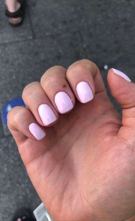 601 Ballet Pink Nails, Beachy Nail Colors, Dnd 601 Ballet Pink, Dnd Ballet Pink, Ballet Pink Nails, Dnd Swatches, Pink Powder Nails, Pink Shellac Nails, Engagement Nail