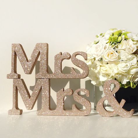 12 absolutely perfect Mrs. and Mrs. wedding ideas Fall Sunflower Weddings, Sapphic Wedding, Mrs And Mrs Wedding, Mrs And Mrs, Rustic Farm Wedding, Wedding Letters, Lgbt Wedding, Rainbow Wedding, Lgbtq Wedding