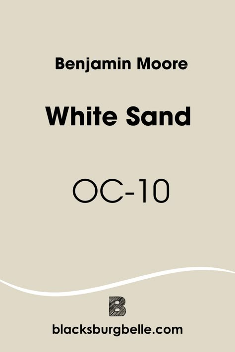 White Sand Benjamin Moore Wall Colors, Benjamin Moore White Sand Living Rooms, Benjamin Moore White Sand Kitchen, Bm White Sand Paint, Light Sand Color Paint, White Sand Paint Benjamin Moore, White Sand Paint Color, Strand Of Pearls Benjamin Moore, White Sand Benjamin Moore