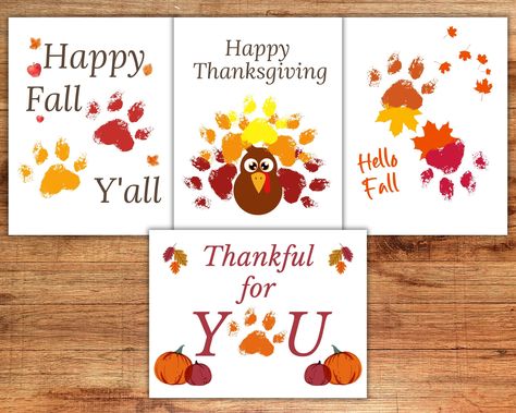 Thanksgiving Pawprint Art, Thanksgiving Pawprint Craft Bundle, Dog Mom Gift, Printable PDF Thanksgiving Paw Print Art, Dog Thanksgiving Craft, Thanksgiving Dog Crafts, Paw Print Art Diy, Paw Print Crafts, Dog Paw Print Art, Halloween Handprint Crafts, Paw Print Art, Art Thanksgiving