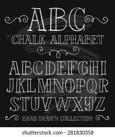 Chalkboard Lettering Alphabet, Chalkboard Fonts Alphabet, Chalkboard Text, Brush Lettering Font, Sign Lettering Fonts, Chalk Typography, Chalk Fonts, Letters Tattoo, Chalkboard Fonts