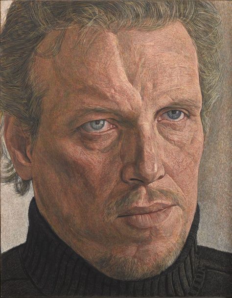 Morden Art, Caricature Portrait, Painted Portraits, Anthony William, Egg Tempera, Tempera Painting, Tempera Paint, Andrew Wyeth, Face Reference