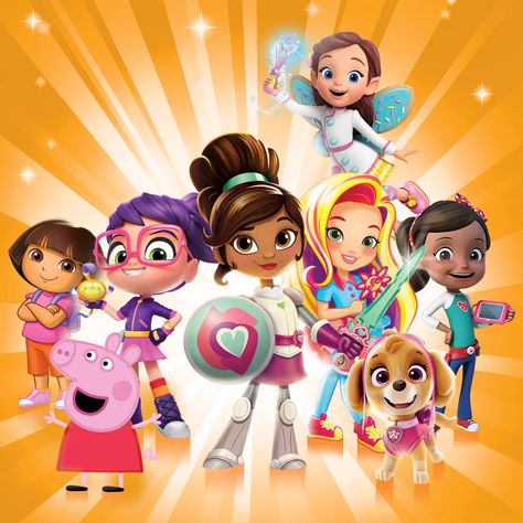 Nick Jr. on X: "We're celebrating the fierce girls on Nick Jr all this month and every day! 💗 #WomensHistoryMonth https://t.co/4GdBPHJx8A" / X Nella The Princess Knight, Im Board, Princess Knight, Childhood Tv Shows, Nick Jr, Character Collection, Womens History Month, Shimmer And Shine, Shimmer N Shine