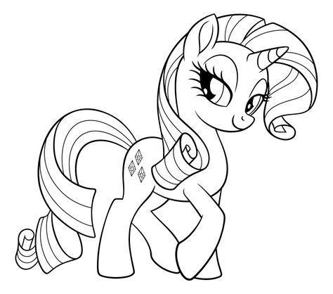 My Little Pony Printable, My Little Pony Applejack, My Little Pony Rarity, Drawing Template, My Little Pony Party, My Little Pony Twilight, Horse Coloring Pages, Unicorn Coloring Pages, Pola Sulam