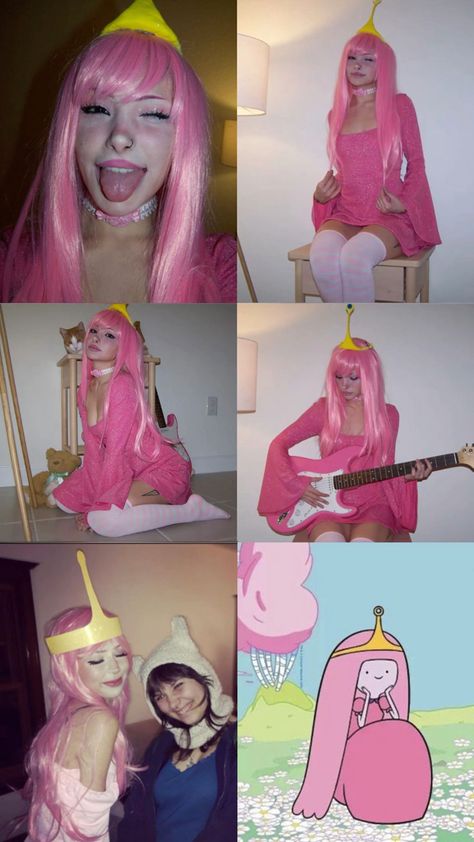 halloween idea Princess Bubblegum Halloween, Princess Bubblegum Costume, Bubblegum Costume, Princess Bubblegum Costumes, Princess Bubblegum Cosplay, Candy Costumes, Halloween Idea, Princess Bubblegum, Princess Costume