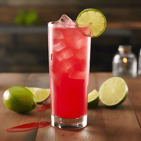 Red Lobster Cocktail Recipe - The Red Lobster cocktail is a sweet, fruity, and refreshing drink. It has a tropical taste with a hint of tanginess from the pineapple juice. The coconut rum adds a creamy, exotic flavor that complements the fruitiness of the cocktail. Lobster Cocktail, Light Cocktails, Red Drinks, Red Cocktails, Tiki Cocktails, Tropical Drink, Red Lobster, Coconut Rum, Maraschino Cherry