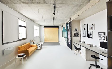 Studio Eight Photos | INPUT creative studio | Archinect Photography Studio Interior Design, Photography Studio Spaces, Ruangan Studio, Photo Studio Design, Photography Studio Decor, Home Photo Studio, Photography Studio Design, Photography Studio Setup, Studio Layout