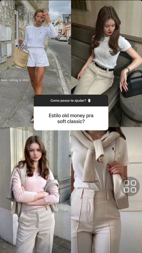 Kibbe Soft Classic Business Casual, Kibbe Soft Classic Outfits Fashion Styles, Outfits For Soft Classic Body Type, Pure Classic Kibbe Style Outfits, Soft Classic Jeans Outfit, Soft Classic Curly Hair, Soft Classic Spring Outfits, Soft Classic Street Style, Kibbe Types Soft Classic