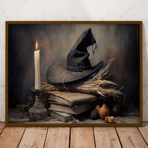 Faster shipping. Better service Creepy Haunted House, Goth Wall Decor, Dark Academia Halloween, House Abandoned, Vintage Dark Academia, Witchy Wall Art, Vintage Oddities, Imprimibles Halloween, Victorian Wall Art