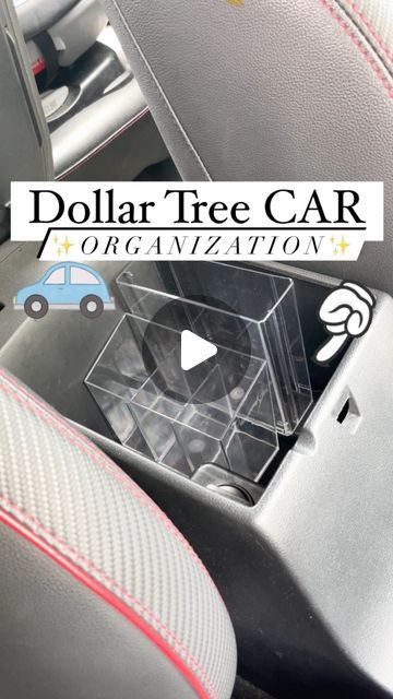 Car Change Holder Ideas, Hatchback Organization, Suv Trunk Organization Diy, Car Organizing Ideas, Dollar Store Car Hacks, Dollar Store Car Organization, Small Car Organization Ideas, Dollar Tree Medicine Organization, Car Interior Diy Ideas