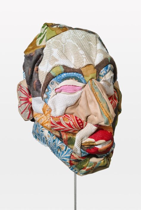 Feminist Sculpture Art, Feminism Sculpture, Debra Bernier Sculptures, Quilted Portraits Textile Art, Non Representational Sculpture, Geometric Nature, Italian Paintings, Food Sculpture, The Other Art Fair