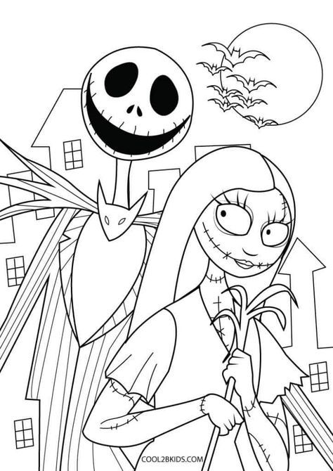 Jack The Skeleton Coloring Page, Jack Skeleton Coloring Pages, Nightmare Before Christmas Colouring Pages, Jack And Sally Coloring Pages Free Printable, Nightmare Before Christmas Party Decorations Free Printable, Nightmare Before Christmas Coloring Sheets, Jack And Sally Coloring Pages, Nightmare Before Christmas Preschool Activities, Pages For Coloring