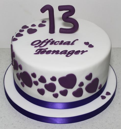 13 Bday Cake Ideas, Teen Cakes For Girls 13th Birthday, Cake Designs For Teenage Girl, Cake Ideas For 13th Birthday Girl, Cake For 13th Birthday Girl, Birthday Cake 13 Girl, Cake For Teenage Girl, 13 Birthday Cake For Teens, Official Teenager Cake