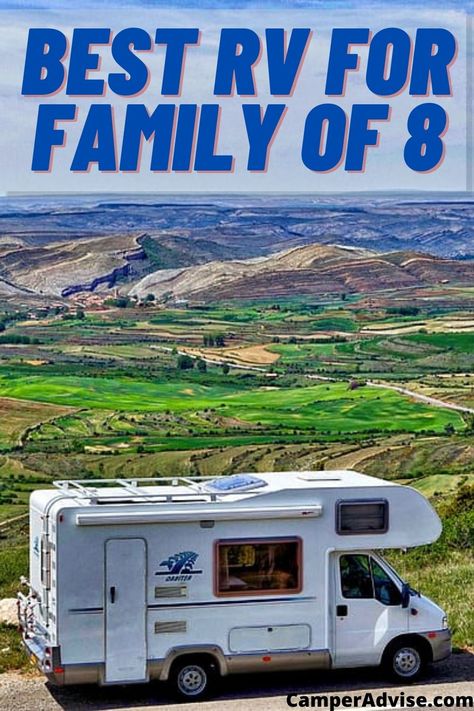 In this article I have listed 7 Best RV for a Family of 8. These Campers that sleep 8 are reviewed thoroughly keeping people capacity in mind with privacy. Rv Winterizing, Small Motorhomes, Rv Water Heater, Tents Camping, Rv Camping Tips, Rv Maintenance, Rv Water, Rv Makeover, Packing Lists