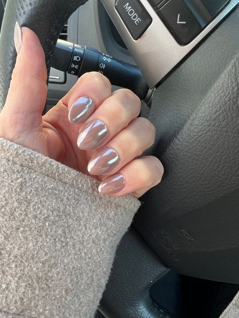 Nails by @marienailsstudio Glazed Mocha Nails, Chocolate Glazed Donut French Tip Nails, Mocha Glazed Donut Nails, Mocha Glazed Nails, Donuts Glazed, Glazed Nails, Glazed Donut Nails, Donut Nails, Chocolate Glazed Donuts