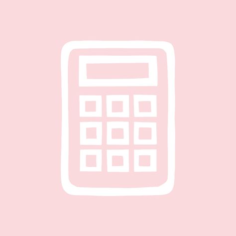 Pink Coquette Widget, Pink Calculator Icon, Pink Theme Iphone, Pink Ios Homescreen, App Symbols, Pastel Pink Icons, Pink Icons Aesthetic, Light Pink App Icons, Background Apps