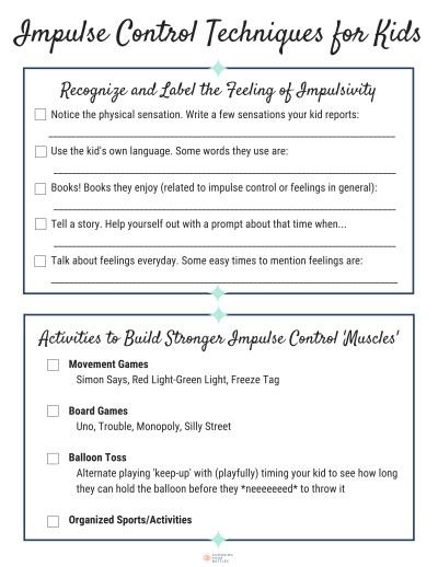 Impulse Control Worksheets, Behavior Worksheets, Play Therapy Activities, Counseling Tips, Impulsive Behavior, Impulse Control, Counseling Psychology, School Social Work, Group Ideas