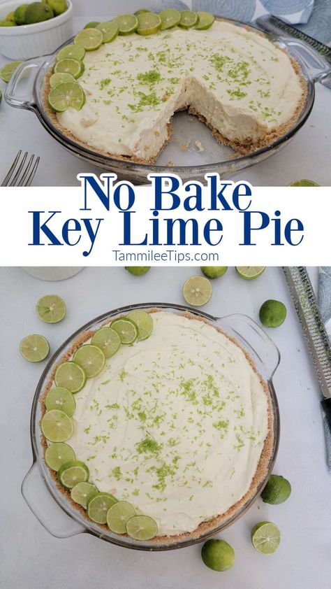 No Bake Key Lime Pie Recipe, Easy Key Lime Pie Recipe, Key Lime Pie Recipe No Bake, No Bake Key Lime Pie, Easy Key Lime Pie, No Bake Key Lime, Key Lime Pie Easy, No Bake Pie, Key Lime Pie Recipe