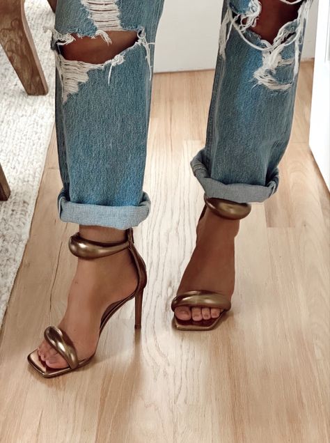 IN LOVE with these heels! Very comfy and the metallic copper is so HOT! 🤎 #Heels #fallfashion #fallstyle #weddingguestoutfit Follow my shop @thelilliebag on the @shop.LTK app to shop this post and get my exclusive app-only content! #liketkit #LTKshoecrush #LTKstyletip #LTKfindsunder100 @shop.ltk https://liketk.it/4jalu Chrome Heels, Bronze Heels, Hot Heels, Metallic Copper, Bag Shop, Wedding Guest Outfit, I Got This, My Fashion, My Family