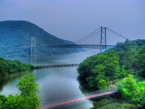 Bear Mountain Bridge. New York  RP for you by http://fadi-iskander-dchhondaofnanuet.socdlr2.us/ Mountain Bridge, Peace Bridge, Suez Canal, Usa New York, The Appalachian Trail, Places In America, Hudson Ny, Bear Mountain, Suspension Bridge