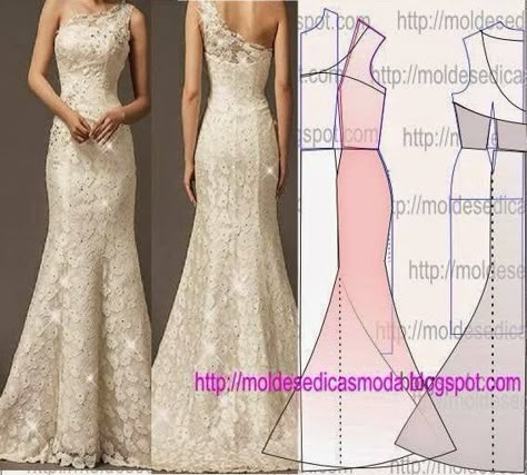 Baju Kahwin, Wedding Dress Patterns, 파티 드레스, فستان سهرة, Couture Sewing, Fashion Sewing Pattern, Pattern Drafting, A Wedding Dress, Diy Dress