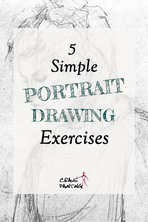 5 simple Exercises to teach you how to Draw amazing Portraits Portrait Exercises Drawing, Portrait Sketching For Beginners, Practice Portrait Drawing, Learn To Draw Portraits, Teaching Portrait Drawing, Beginner Reference Photo, How To Improve Portrait Drawing, Portrait Drawing Exercises, Sketching Portraits Tutorials