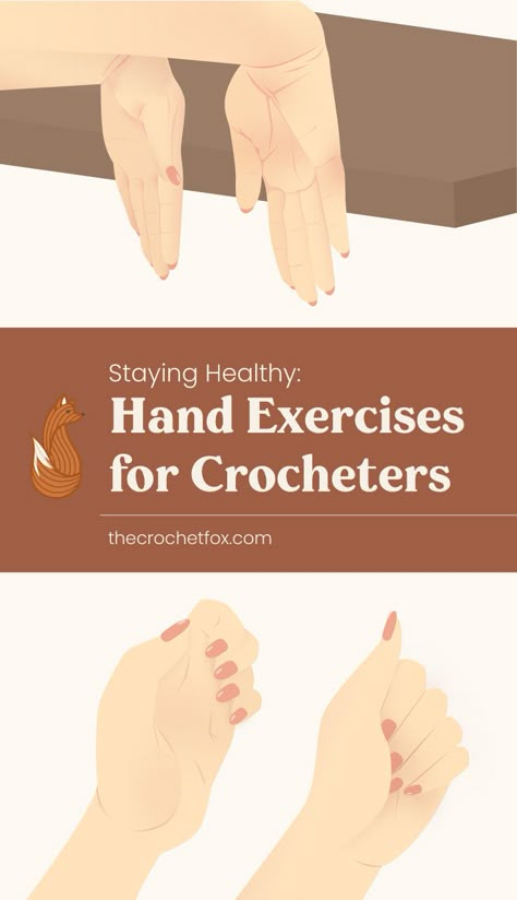 Hand Exercises, Crochet Hack, Easy Exercises, Take For Granted, Crochet Tips, Fun Crochet Projects, Staying Healthy, Diy Crochet Projects, Physical Activity