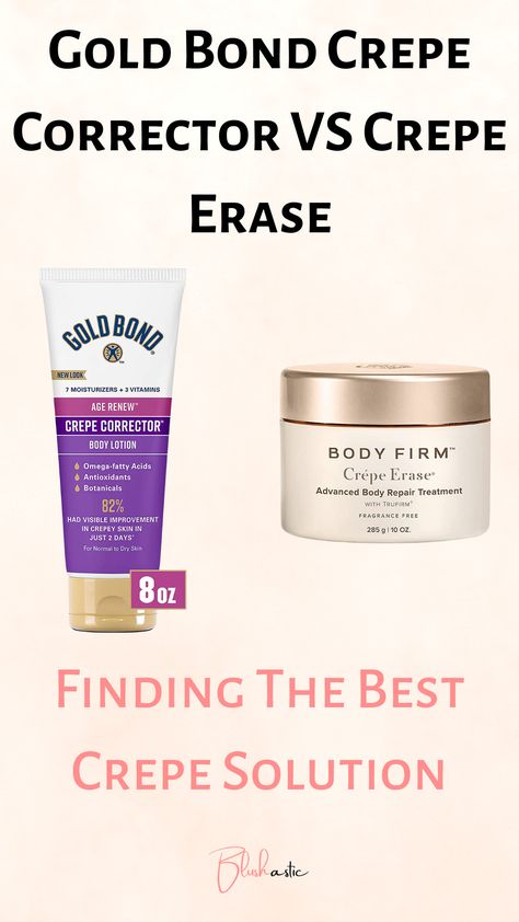 According to beauty scoop, shared by editors, these two brands are the best in town, which users can’t stop talking about—however, the battle of Gold Bond Crepe Corrector VS Crepe Erase has put people in a tough spot as they can’t decide which one will give them the most bouncier skin. Gold Bond Crepe Corrector, Crepe Erase Before And After, Crepe Skin, Creepy Skin, Crepe Erase, Justin James, Skin Corrector, Skincare Ritual, How To Make Crepe