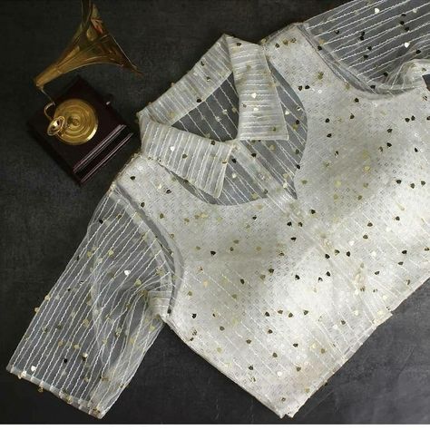 Net Blouse Designs, Netted Blouse Designs, Long Blouse Designs, Net Blouse, Blouse Designs Catalogue, Latest Blouse Designs Pattern, Traditional Blouse Designs, New Saree Blouse Designs, Latest Model Blouse Designs