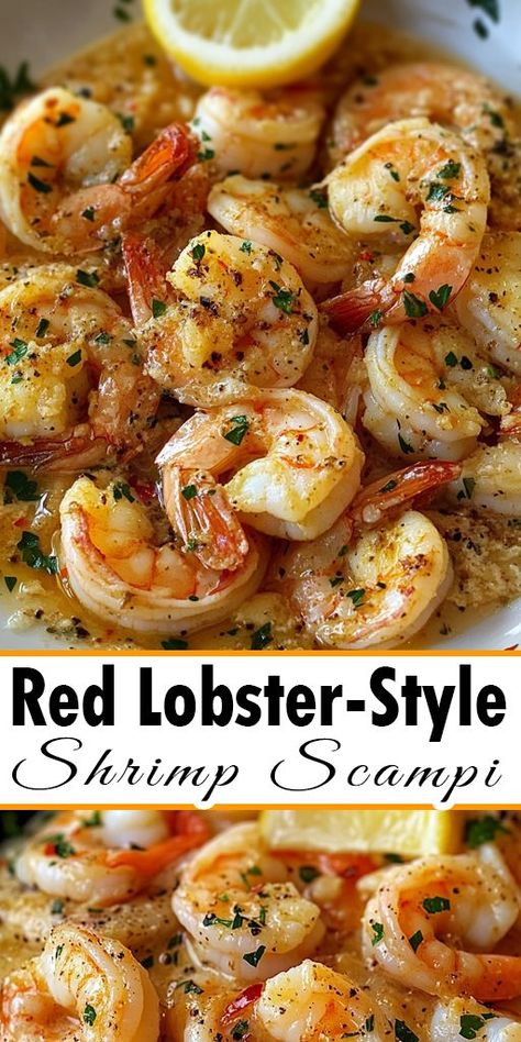 🍤 Craving Red Lobster-Style Shrimp Scampi? 🍤 Now you can make this delicious, buttery, and garlic-filled shrimp scampi right at home! 🦐 Perfect for a cozy family dinner or a special occasion, this easy-to-follow recipe will transport you straight to your favorite seafood restaurant! 🌊✨ 📌 Save this Pin for your next seafood craving! #ShrimpScampi #SeafoodRecipe #RedLobsterStyle #GarlicButterShrimp #EasyDinner Easy Scampi Recipe, Famous Red Lobster Shrimp Scampi Recipe, Red Lobster Fried Shrimp, Red Lobster Shrimp Scampi Recipe Copycat, Classic Red Lobster Shrimp Scampi Recipe, Oven Shrimp Scampi Recipe, Copycat Red Lobster Shrimp Scampi, Shrimp Scampi Red Lobster Recipe, Classic Red Lobster Shrimp Scampi