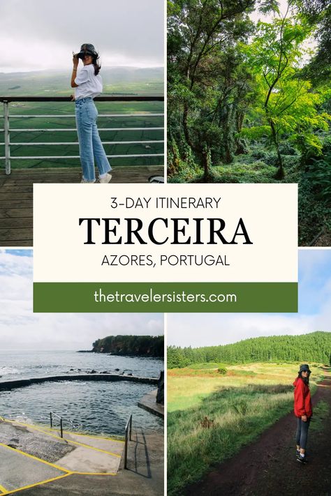 Terceira Island, Azores, Portugal: What to Visit in a 3-Day Itinerary - The Traveler Sisters Azores Terceira, Terceira Island, Terceira Azores, Portugal Travel Guide, Azores Portugal, Portuguese Culture, Spain Trip, European Vacation, Portugal Travel