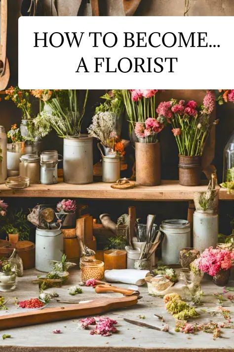 "Want to dive into the world of flower art design and build your own floral business? 🌸 Learn how to Become a Florist with expert floral design tips, explore the essentials of Floral Designs and Arrangements, and discover how to start a small floral business from home. Whether you’re interested in a side hustle or Owning a Floral Shop, this post is packed with insights on crafting a Florist Business Plan and establishing your own Floral Design Business! 🛍️🌿 #FloralDesign #FlowerBusiness #Flor Florist Work Bench, How To Start A Dried Flower Business, Learn Floral Design, Flower Arrangement Business, How To Start A Floral Business From Home, Starting A Floral Business From Home, Flower Shop Business Plan, Starting A Flower Shop, How To Start A Flower Shop