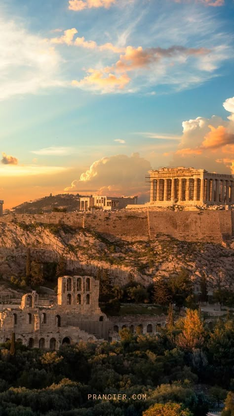 How to spend 4 Days in Athens? This detailed itinerary takes you to iconic places and unique neighborhoods like The Acropolis, Plaka, Temple of Zeus, The Panathenaic Stadium, nearby islands, and even the countryside! Grece Aesthetic, Athens Greece Beaches, Ancient Greece Aesthetic, Greece Wallpaper, Greece Aesthetic, Greece Photography, Athens Acropolis, Greece Beach, The Song Of Achilles