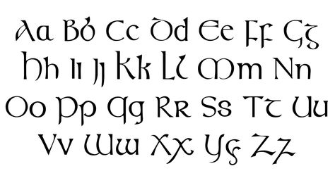 Free download of Celtic Font. Released in 1992 by Sam Wang and licensed for personal-use only Celtic Font Tattoo, Celtic Typography, Irish Lettering, Celtic Calligraphy, Celtic Writing, Celtic Lettering, Irish Font, Witches Grimoire, Valerie Sjodin