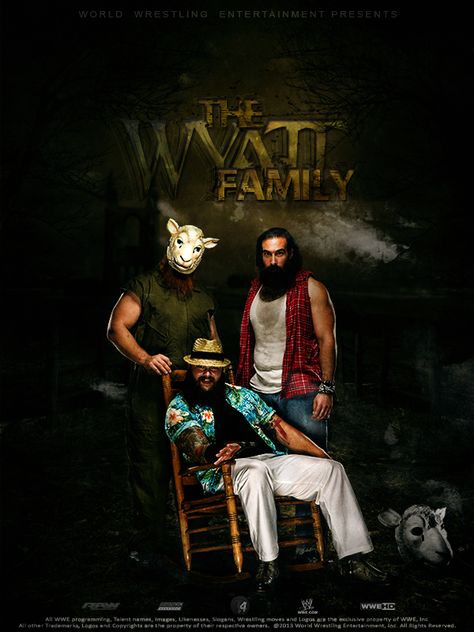 The Wyatt Family Wwe Wyatt Family, Wwe All Superstars, The Fiend Bray Wyatt, Fiend Bray Wyatt, Wwe Bray Wyatt, Aj Styles Wwe, The Wyatt Family, Wyatt Family, Wrestling Pictures