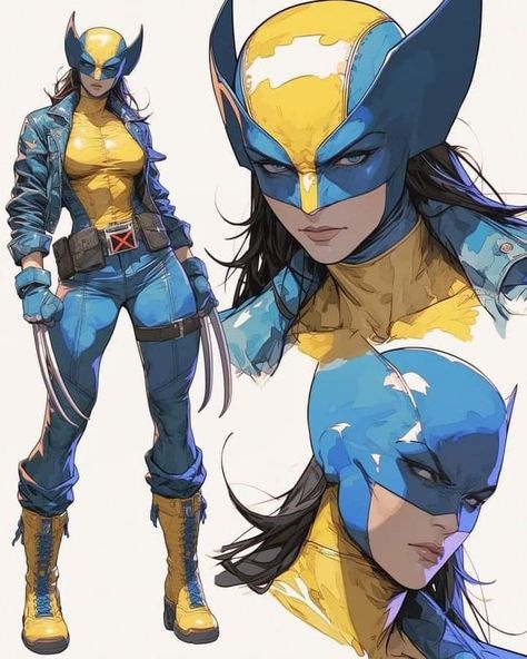 Wolverine/X 23 (Laura Kinney) - X MEN X Men X 23, X 23 Marvel, X23 Art, X 23 Laura Kinney, X23 Marvel, X Men Cosplay, Female Wolverine, Mutants Xmen, X Men Art