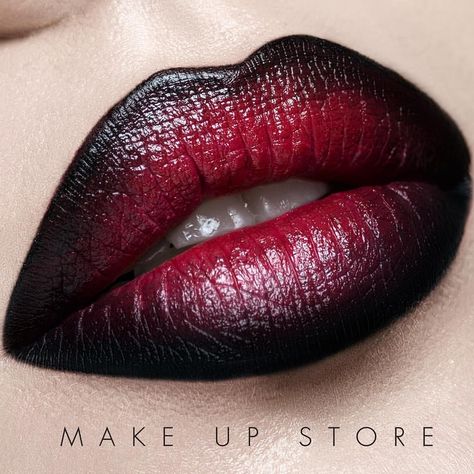 Drag Make-up, Lip Art Makeup, Vampire Makeup, Lipstick Kit, Beauty Lips, Ombre Lips, Lipstick Art, Makeup Store, Edgy Makeup