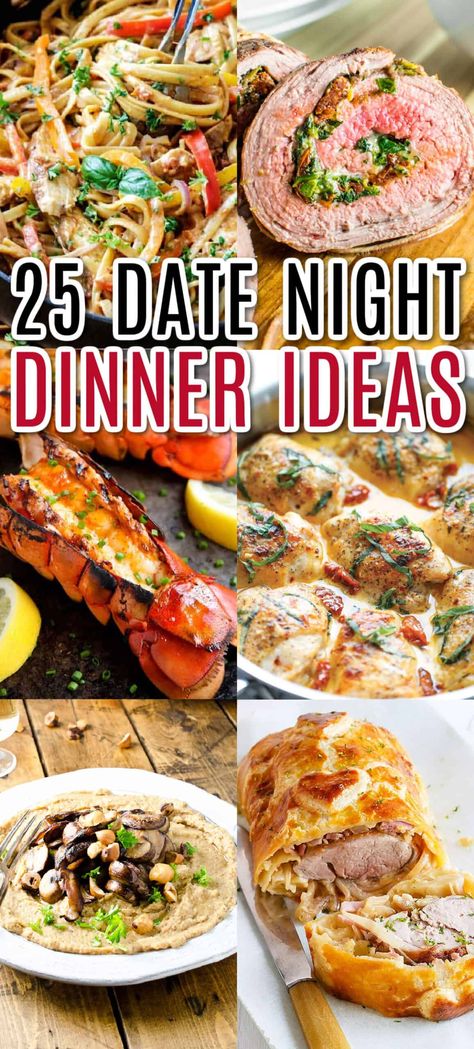 Saturday Night Dinner Recipes, Dinner To Make Together, Fancy Family Dinner Ideas, Nice Dinners To Make At Home, Unique Meals Dinners, Dinner Saturday Night, Cook Together Date Night, Fun Recipes For Couples To Make, Fun Dinner For Two