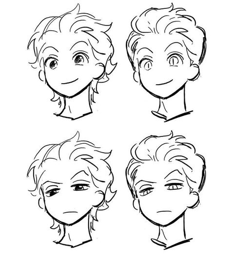 Pushed Back Hair Drawing, Hand In Hair Reference, Smug Face Reference, Male Hair Drawing Reference, Short Hair Drawing Reference, Drawing Face Expressions, Character Artist, Drawing Expressions, 캐릭터 드로잉