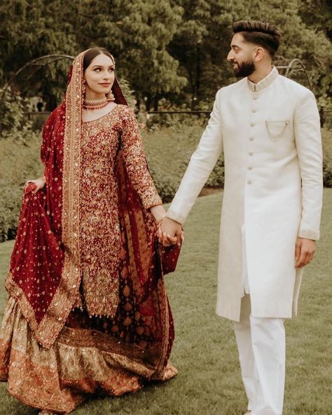 Pakistani Wedding Dresses Men, Nikkah Sherwani, Nikha Outfits For Men, Wedding Dress In Pakistan, Groom Sherwani Pakistani, Groom Barat Dress Pakistan, Pakistani Wedding Poses Couple, Walima Dresses Pakistani Bride And Groom, Pakistani Wedding Shoot